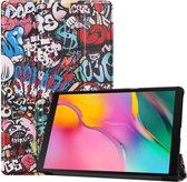 Tablet2you - Samsung Galaxy Tab A 2019 - Smart cover - Hoes - Graffity - T510 - T515 - 10.1