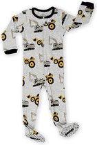 Jongens Pijama Katoen Met Bulldozer Ontwerp (Maat 12-18 Maanden)