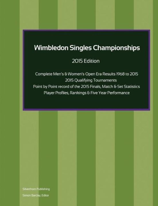 Wimbledon Singles Championships - Complete Open Era Results  ... - cover