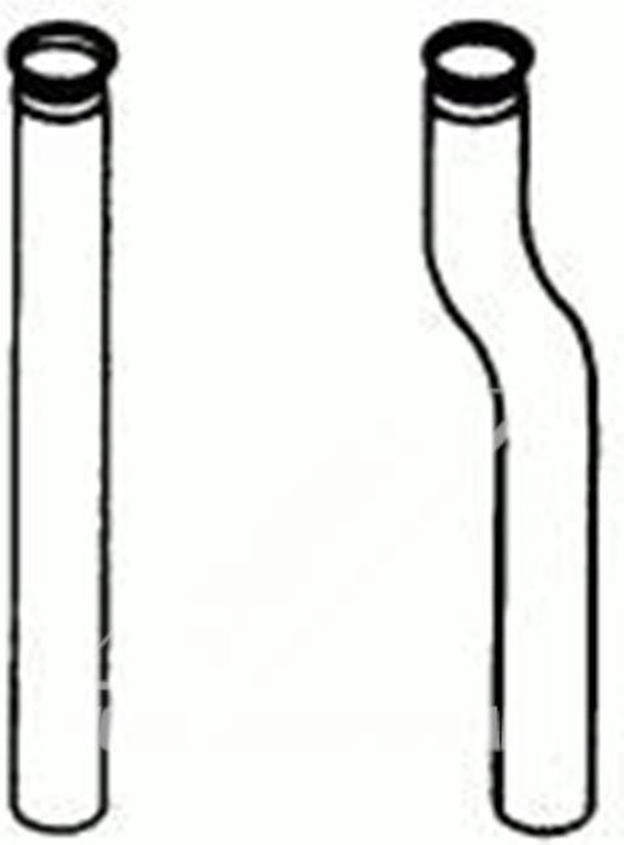 GROHE urinoir spoelpijp 20cm recht O 18mm met O ring chroom