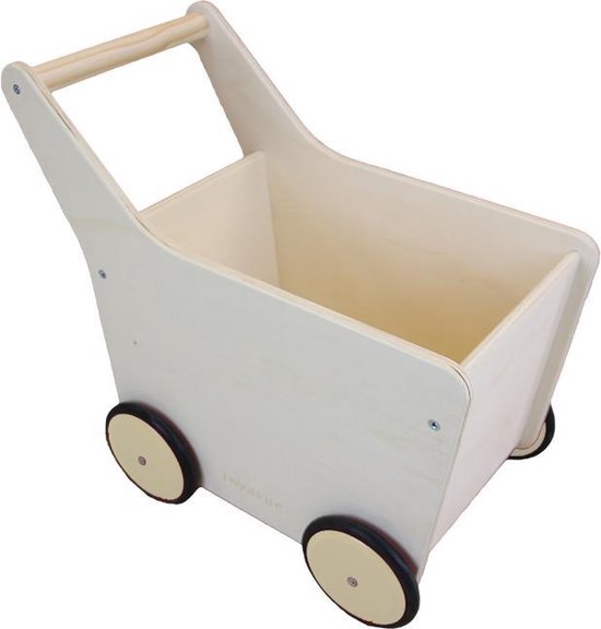 Houten Loopwagen / looptrainer Uli Pinolino Blank