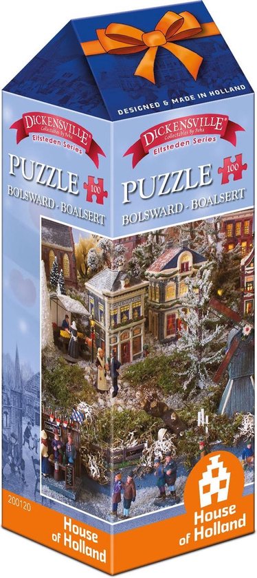 House of Holland puzzel G 100 stukjes, Dickensville Elfsteden - Bolsward |  bol.com