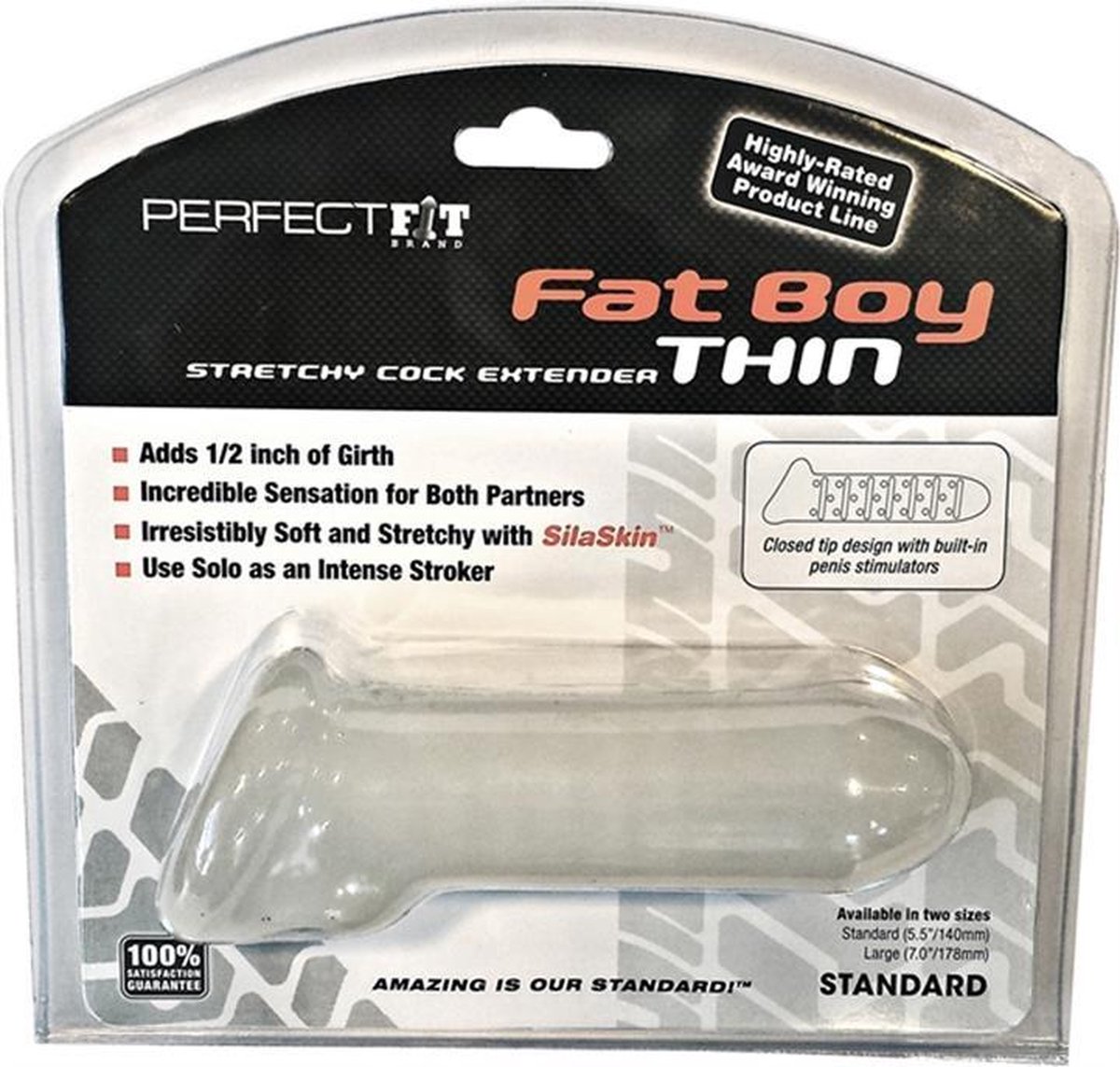 Perfect Fit - Fat Boy Thin Standard Transparant | bol.com