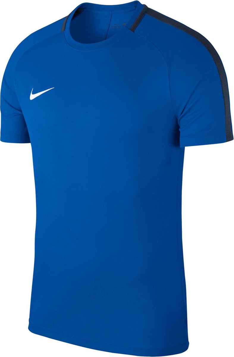 Nike Dry Academy 18 Sportshirt Heren - blauw - Nike