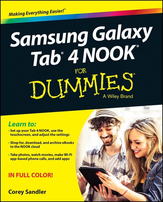 Samsung Galaxy Tab 4 NOOK For Dummies - cover