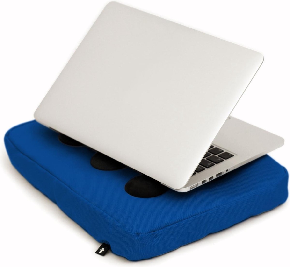 Bosign laptopkussen, laptop kussen, laptop schootkussen, laptop standaard, met siliconen doppen voor warme luchtafvoer - Blauw