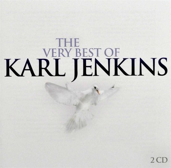 De albumhoes van 'The Very Best Of Karl Jenkins' met een witte duif.