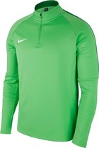 Nike Dry Academy 18 Drill Top Sportshirt Heren - groen/wit