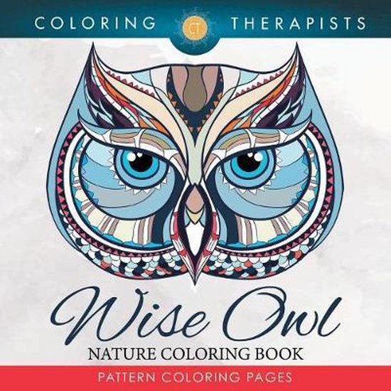 Wise Owl Nature Coloring Book - cover