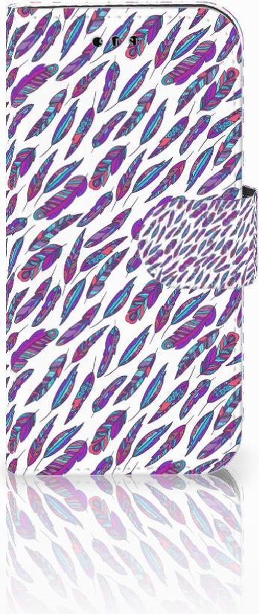 Samsung Galaxy A3 2017 Telefoon Hoesje Feathers Color