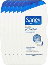 Sanex Douchegel - Dermo Protector - Voordeelverpakking 6 x 250 ML