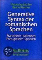 Generative Syntax Der Romanischen Sprachen