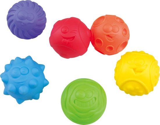 Fuzz Ball met fluweelige textuur en golfpatroon - Sensorische