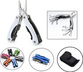 CAMPINGWISE ® kleine & handige multi tool, opvouwbaar en met gratis opberghoesje. Grijs