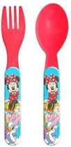 Disney Minnie Mouse Bestek set kunststof - 2-delig