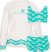 Snapper Rock UV-werende Zwemset Kinderen lange mouwen Zeemeermin - Turquoise - maat 98-104