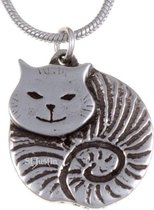 Dikke kat hanger,katten sieraden van st justin