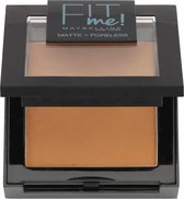 Maybelline Fit Me Matte + Poreless Poeder - 350 Caramel (Vierkant doosje)