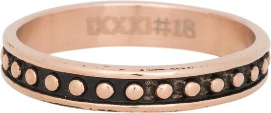 iXXXi Vulring 4mm Ball bear ring Roségoudkleurig - maat 17