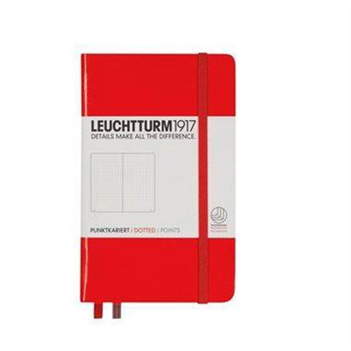 Leuchtturm1917 Notitieboek – Pocket – Puntjes – Rood