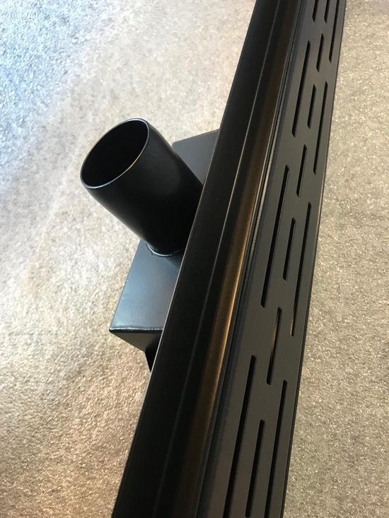 Douchegoot Mat Zwart 80 cm