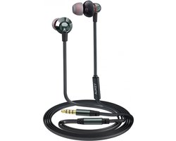 AUKEY In Ear hoofdtelefoon, Bedrade hoofdtelefoon Bas Stereo Oordopjes Headset met microfo