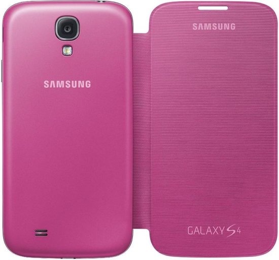 Ga naar het circuit ik heb dorst liberaal Samsung Galaxy S4 originele Flip Cover hoesje Pink Roze | bol.com
