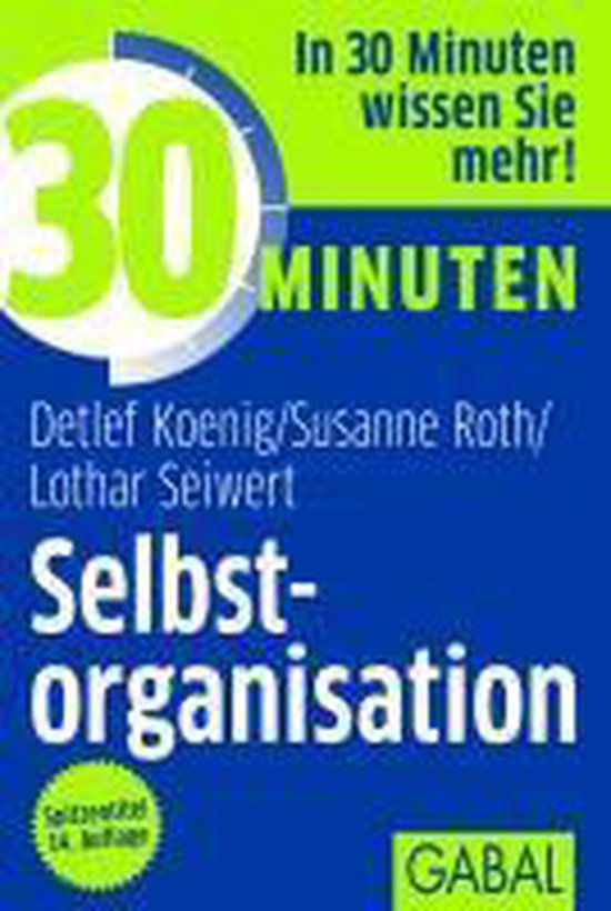 30 Minuten Selbstorganisation - cover