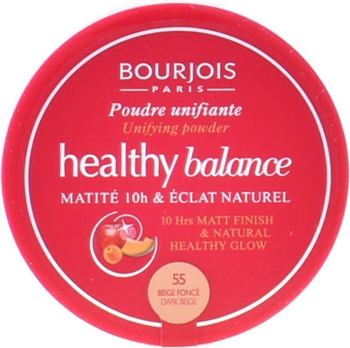 Bol.com Bourjois Healthy Balance - 55 Beige Foncé - Bronzingpoeder aanbieding