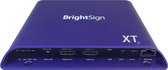 BrightSign XT1143 3840 x 2160Pixels Blauw digitale mediaspeler