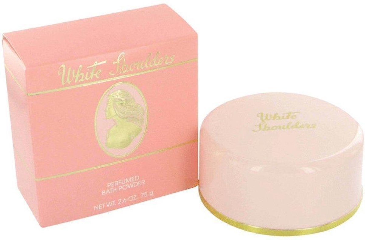 Goedkoopste WHITE SHOULDERS by Evyan 77 ml - Bath/Body Powder
