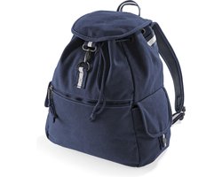 Quadra Vintage Canvas Rugzak “used look” Oxford Navy