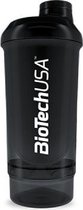 BioTechUSA Shaker Wave+ Compact 500ml +150ml black