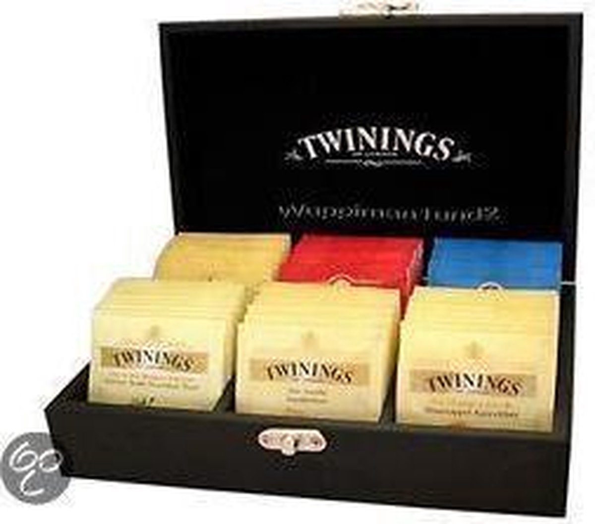 token Ik wil niet Getand Twinings Theedoos - 6-vaks - Zwart | bol.com