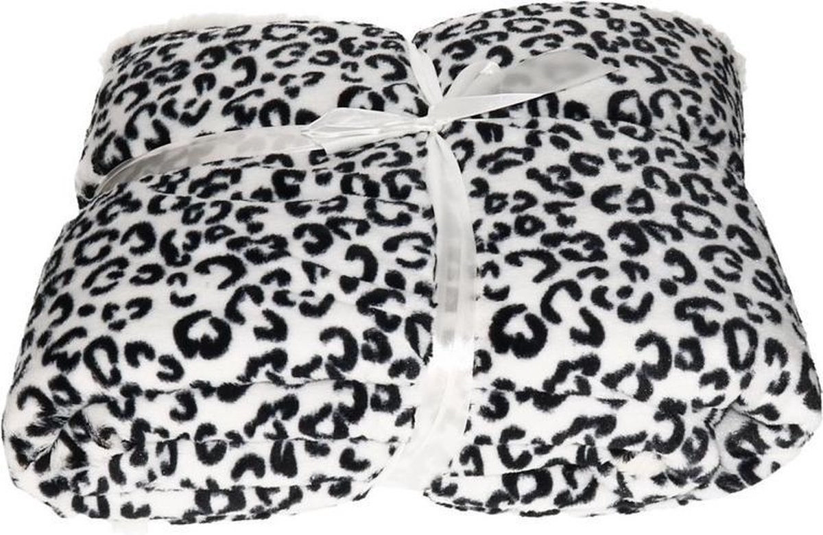 Plaid bruin van Scandinavisch wol voor op bed