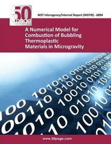 A Numerical Model for Combustion of Bubbling Thermoplastic Materials in Microgravity