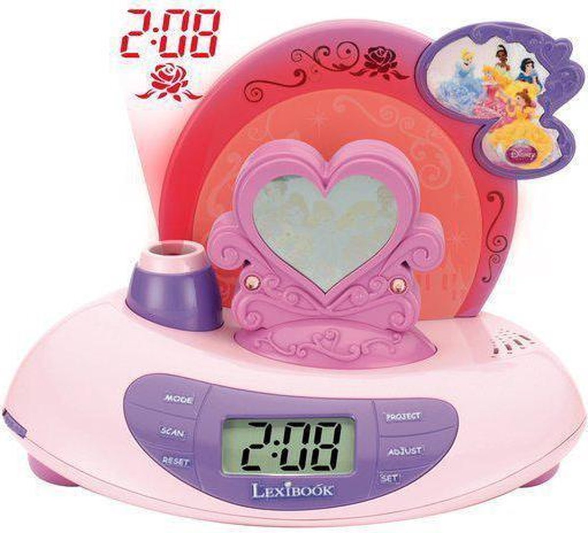 Disney Princess Alarm Clock Projector with Radio