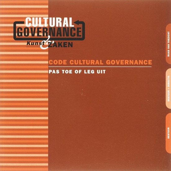 Cover van het boek 'Code Cultural Governance' van  Onbekend