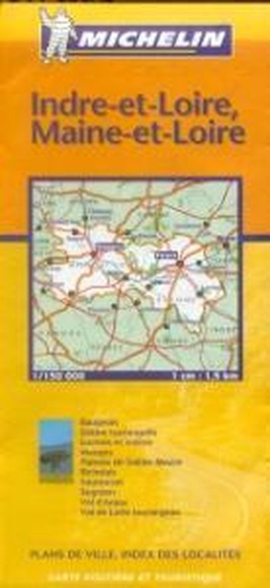 Michelin Indre-Et-Loire, Maine-Et-Loire - cover