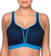 PrimaDonna Sport The Mesh Sport Bh met Beugel Sport Bh   - Blauw - maat 90H