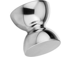 Motta Koffie Tamper met vlakke basis - dubbel 53mm / 58mm - RVS koffie stamper