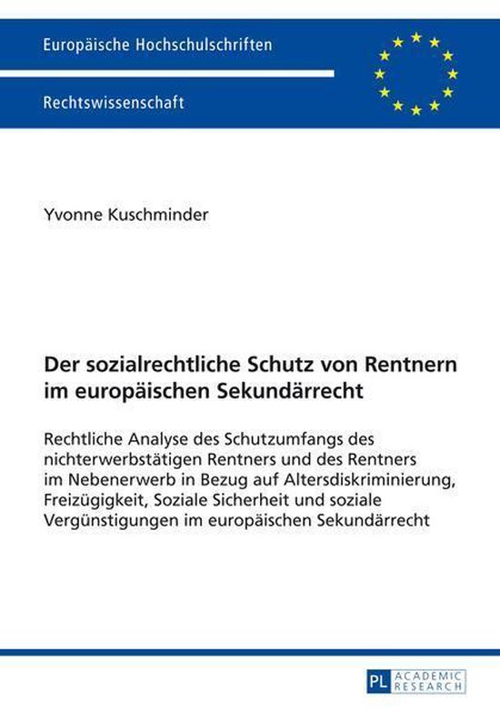 Europaeische Hochschulschriften Recht 5620 - Der sozialrecht ... - cover