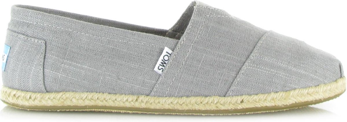 Toms Alpargata Heren Espadrilles - Grijs - Maat 43 | bol.com