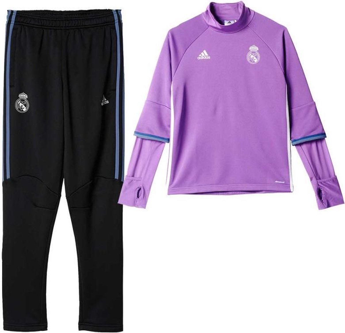 ik ga akkoord met bladzijde Vooruitzicht Adidas Real Madrid trainingset - Maat 140 | bol.com