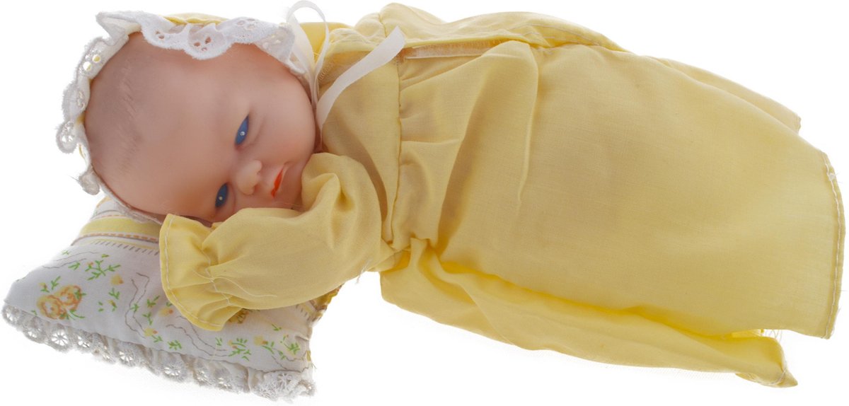 Pop slapende Anita 20 cm - slaapliedje + beweging - opdraaifunctie
