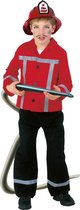 Rubie's Verkleedkostuum Brandweer Junior Maat 152 Rood/zwart