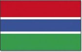 Vlag Gambia 90 x 150 cm feestartikelen -Gambia landen thema supporter/fan decoratie artikelen