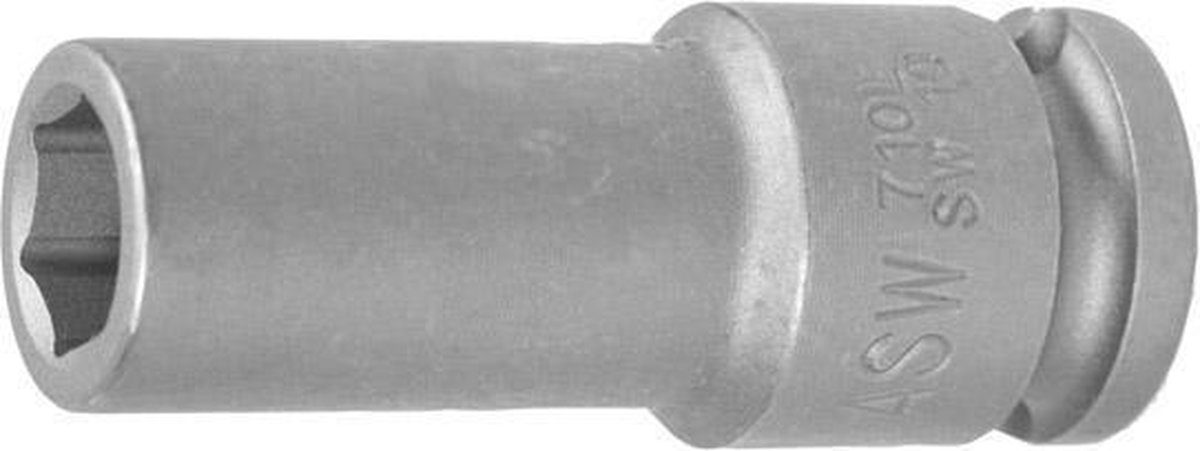 "Krachtdopsleutel 3/8"" 13mm lang ASW"
