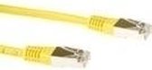 ACT Patchcord SSTP Category 6 PIMF, Yellow 15.00M 15m Geel netwerkkabel