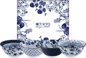 Tokyo Design Studio - Flora Japonica Tayo Bowl Set 4pcs 14.8x7cm 500ml